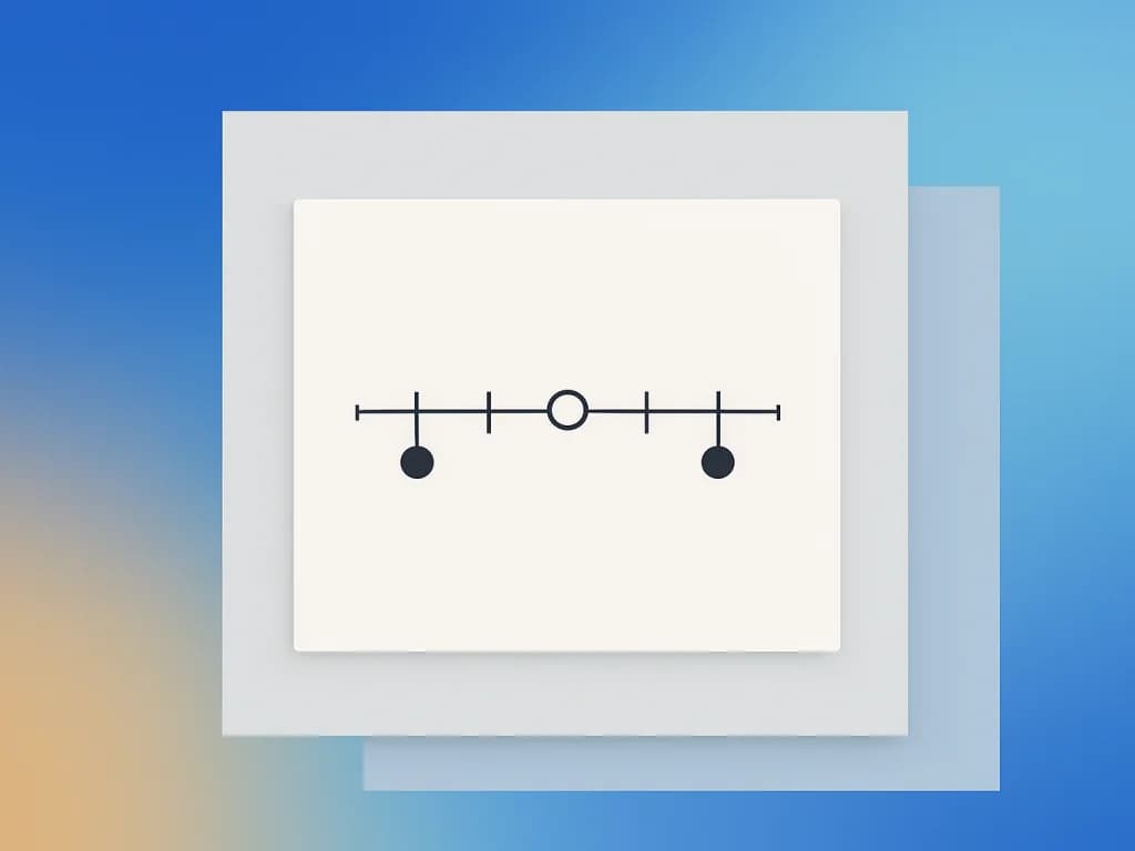 Les nombres relatifs et le repérage en 1AC Carte de la leçon sur les nombres relatifs et le repérage en 1AC : une droite graduée dont l'origine est marquée d'un cercle, avec deux points placés symétriquement de part et d'autre.